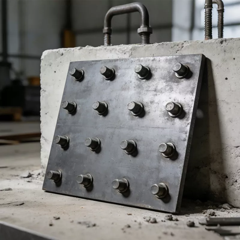 உட்பொதிக்கப்பட்ட ஸ்டீல் தட்டு